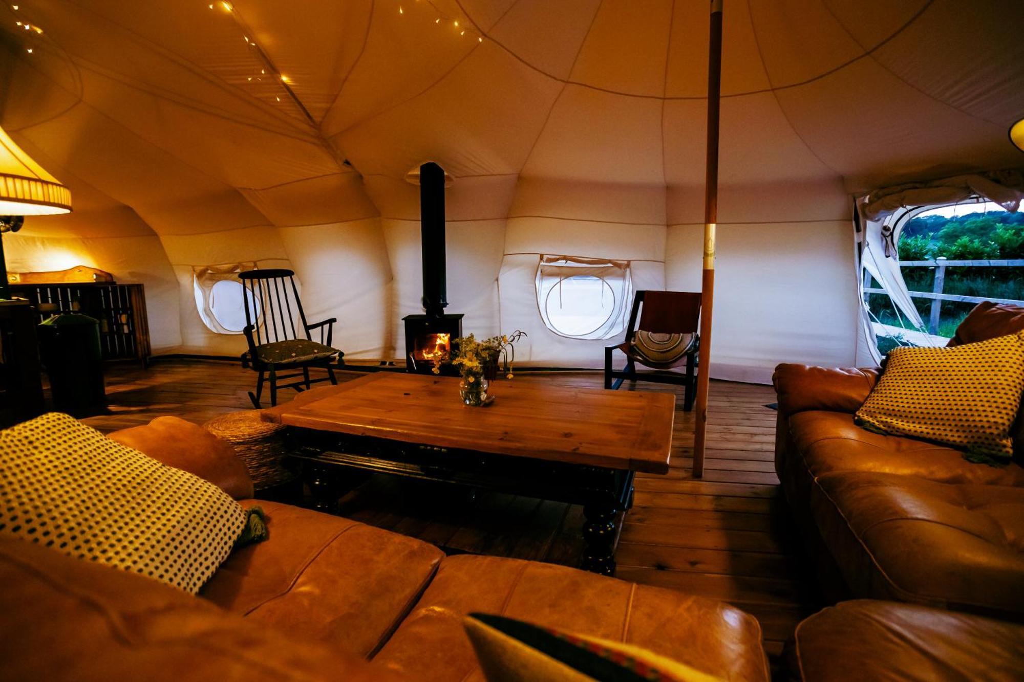 Villa Luxury Glamping Retreat In Battle Exterior foto