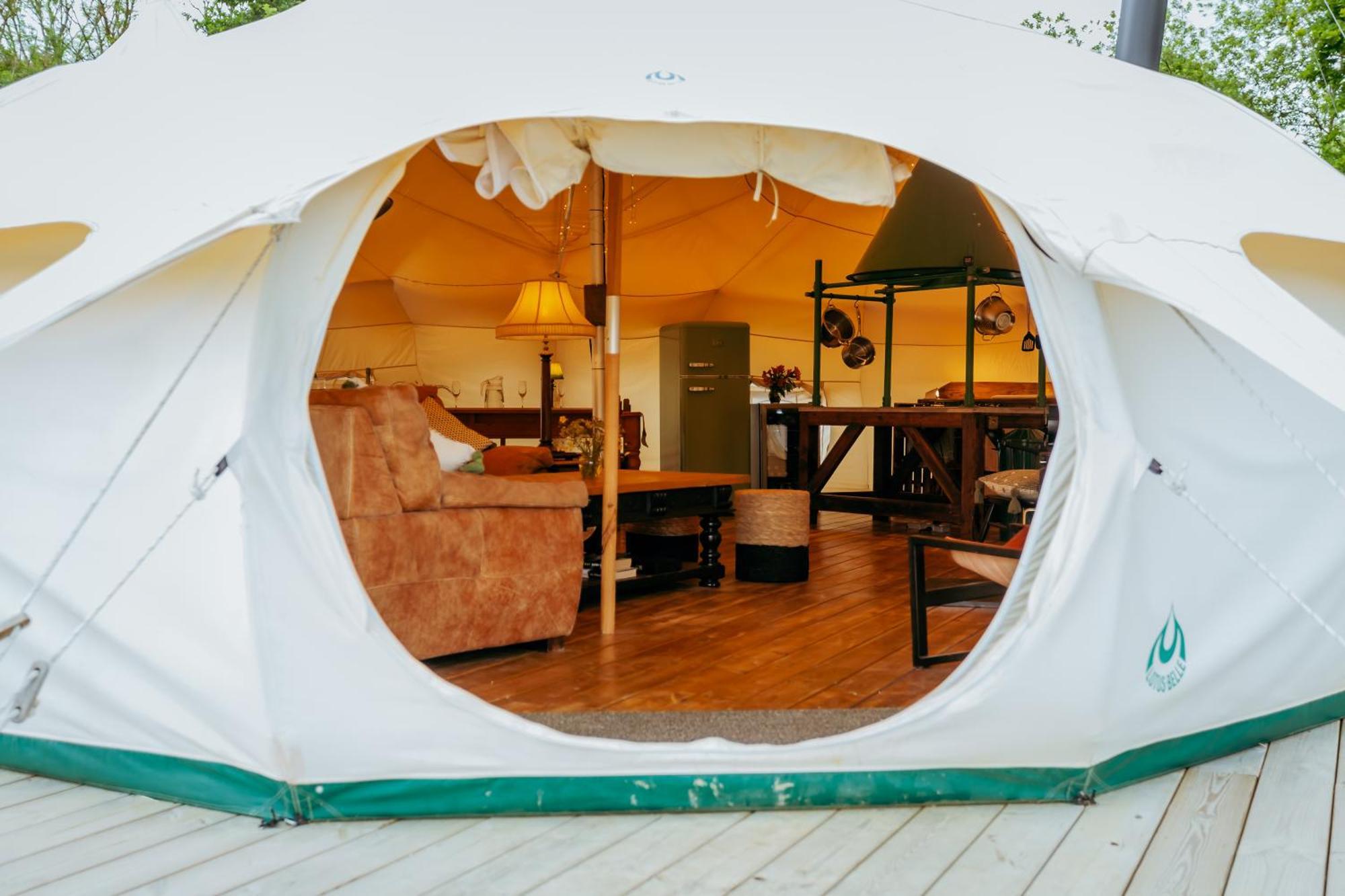 Villa Luxury Glamping Retreat In Battle Exterior foto