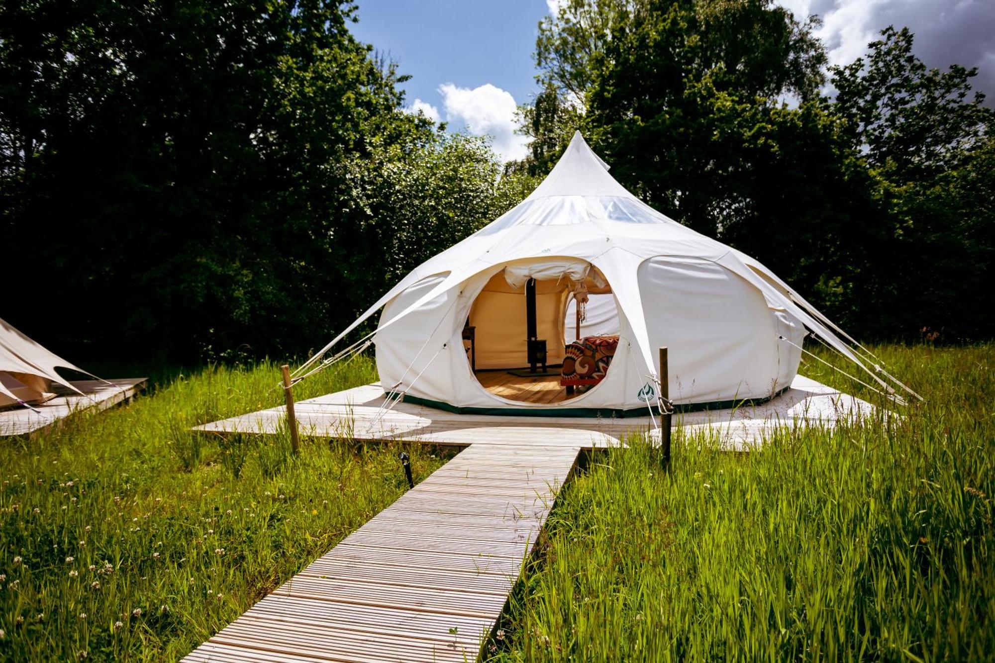 Villa Luxury Glamping Retreat In Battle Exterior foto