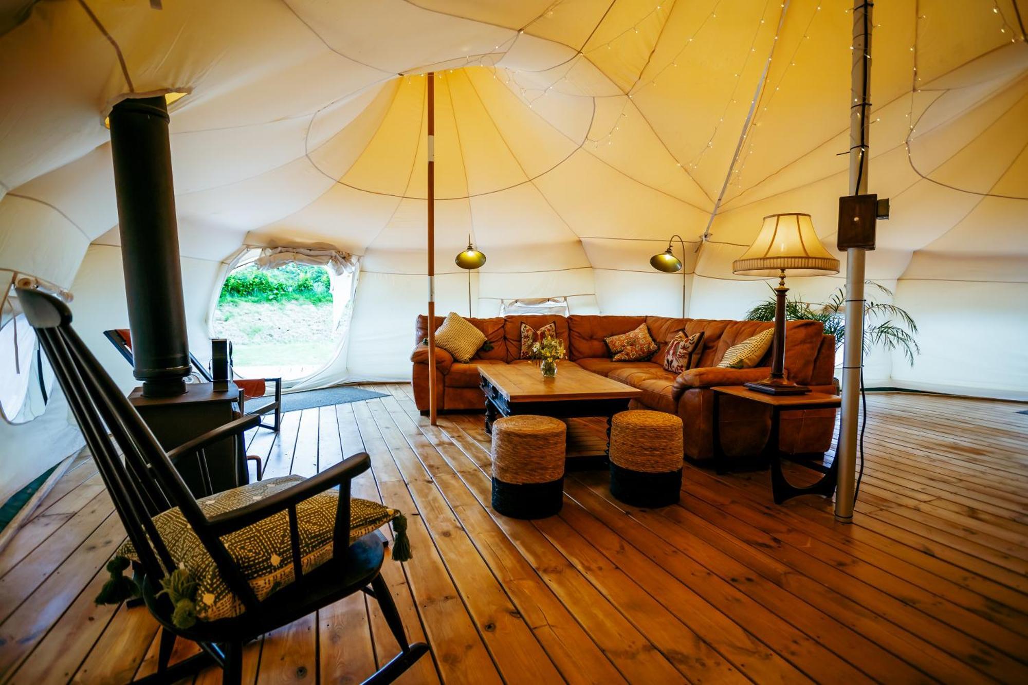 Villa Luxury Glamping Retreat In Battle Exterior foto